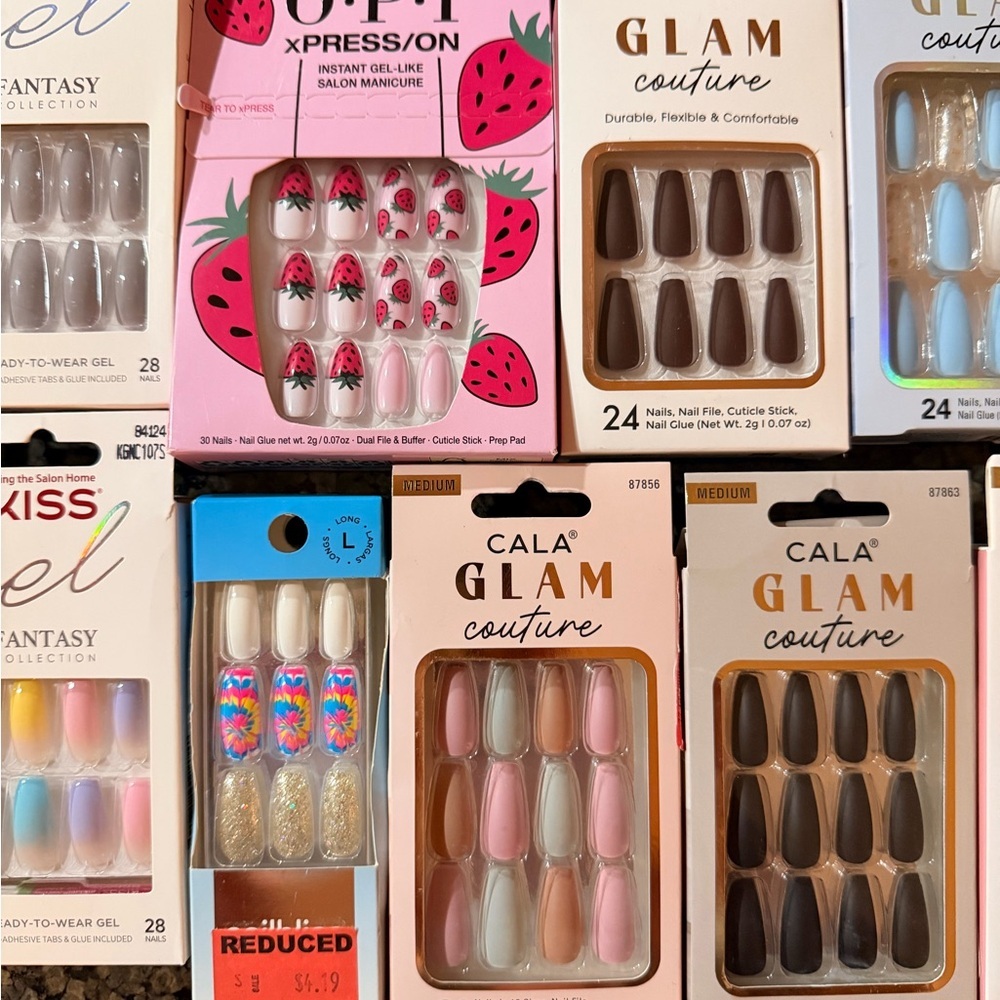 CALA Glam Couture Press-On Nails - Assorted Colors - Picture 2 of 4